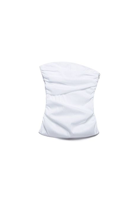 Top Aniye By donna 185597268 alpha bianco drappeggiato Aniye by | Top | 185597268
